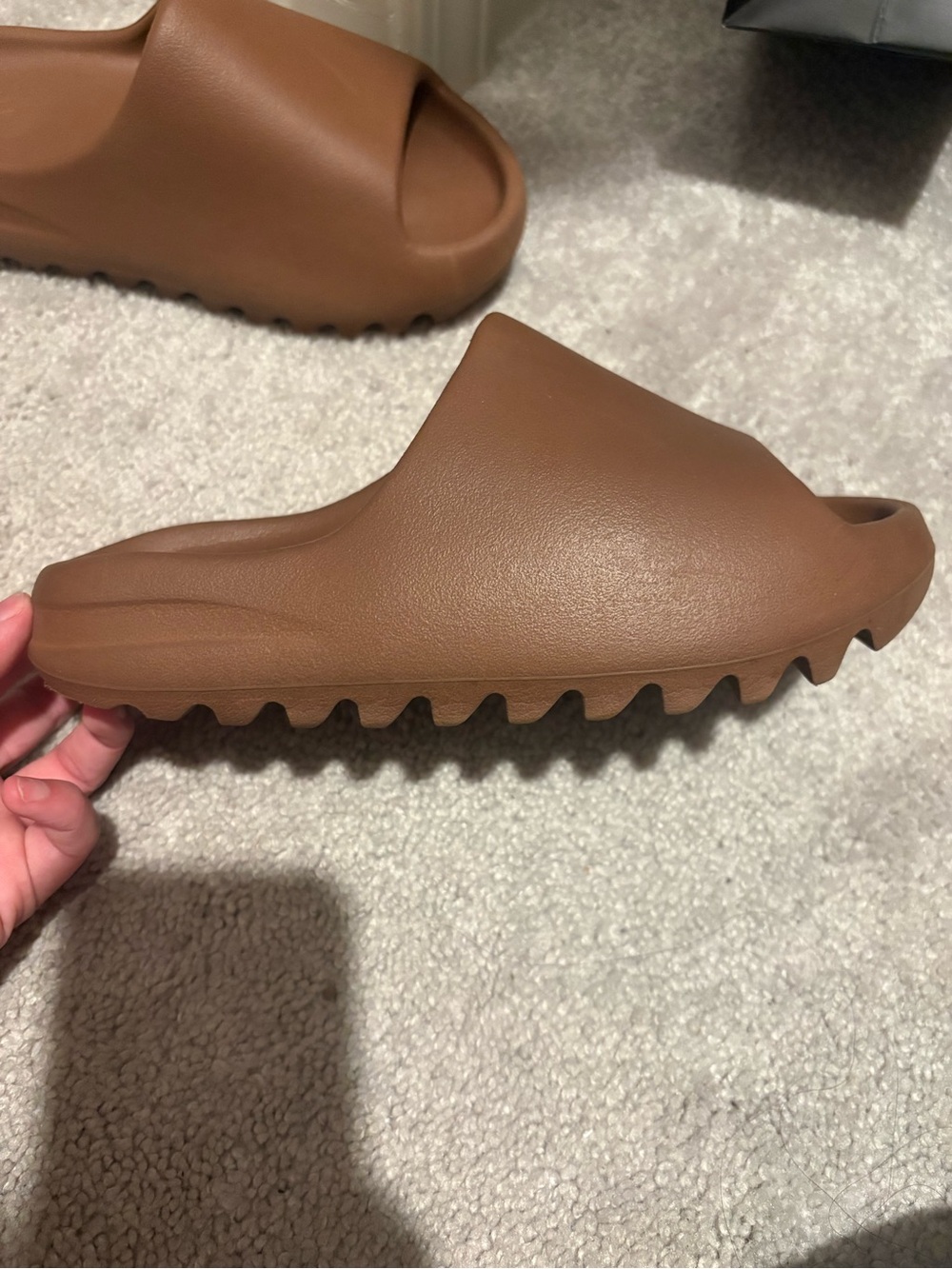 Chunky Slide Sandals in Brown - Picture 5 of 5